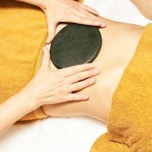 lávaköves masszázs